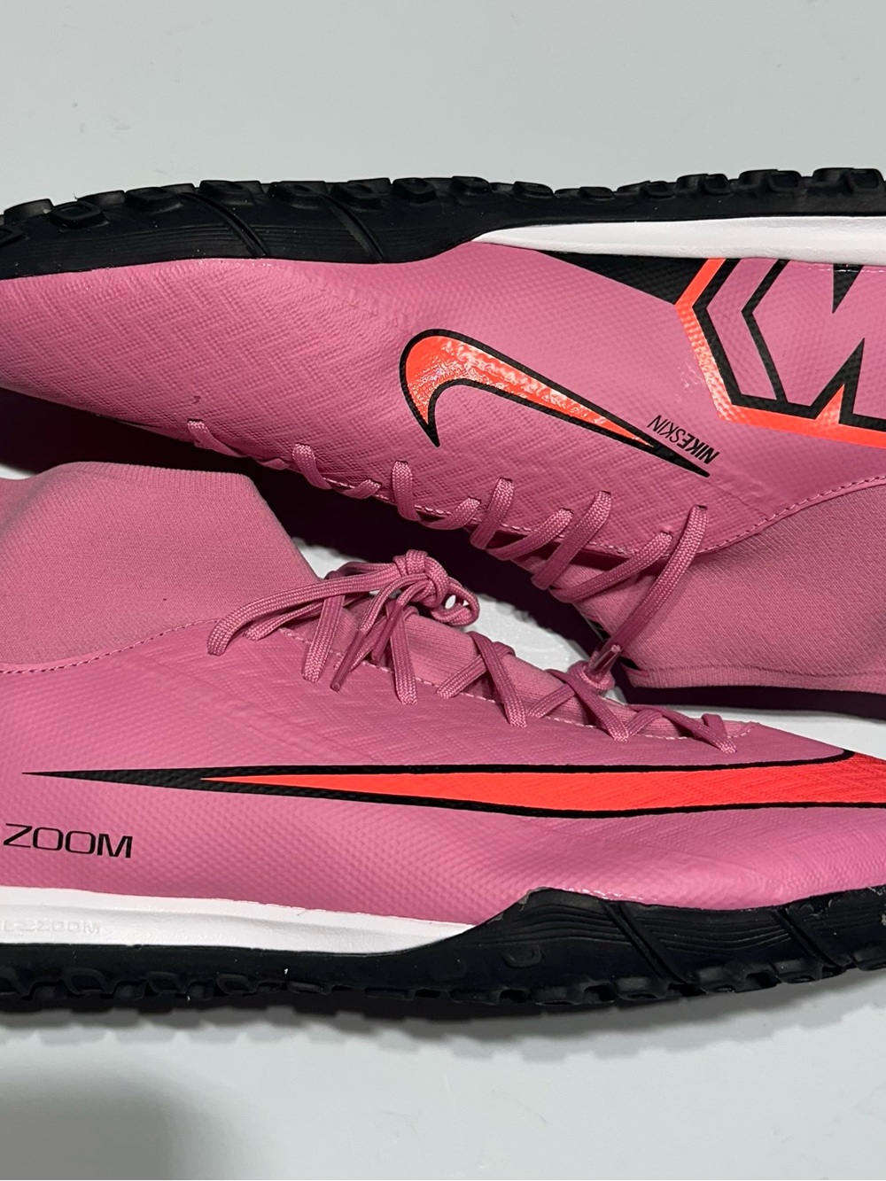 Nike Mercurial Superfly 9 Academy TF Mens 12 Pink Turf Soccer Cleats FQ8331-600